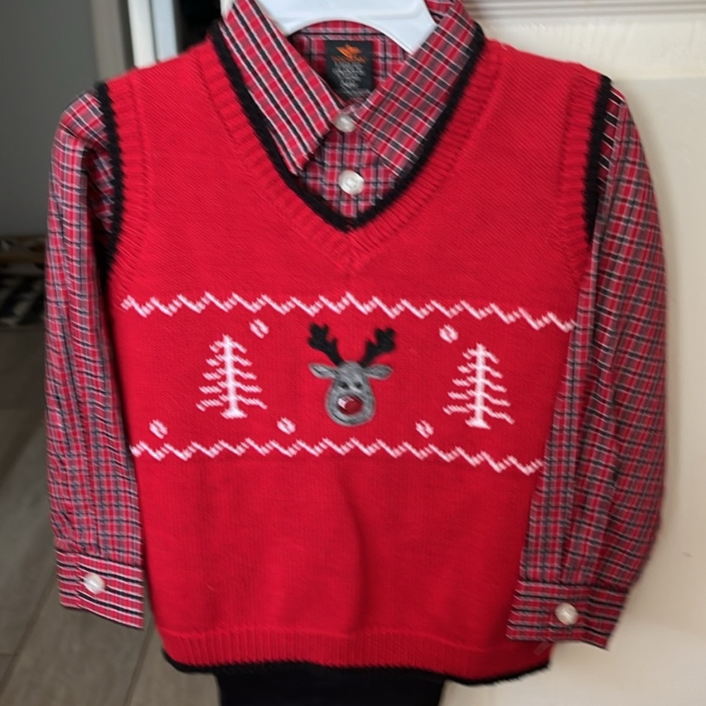 Infant boys holiday outfit